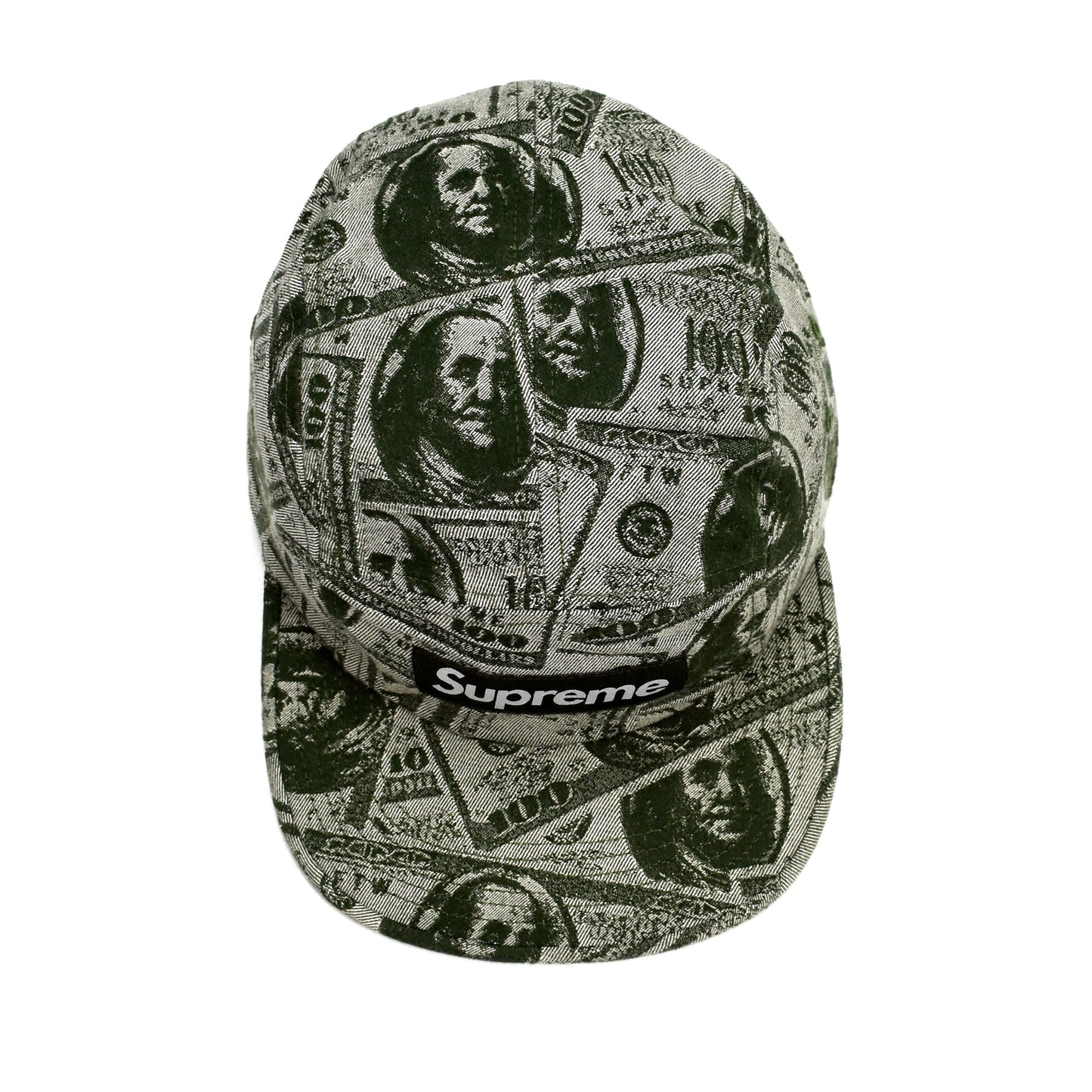 Supreme - 100 Dollar Bill Box Logo Hat