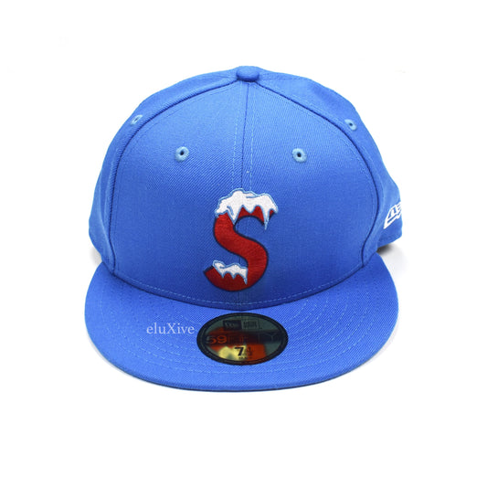Supreme x New Era - Icy S-Logo Hat (Blue)