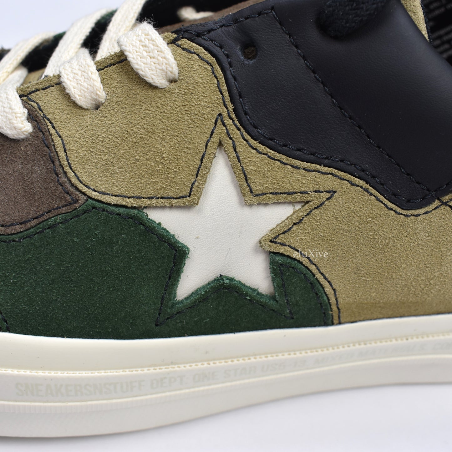 Converse x Sneakersnstuff - One Star Patchwork Camo Sneakers
