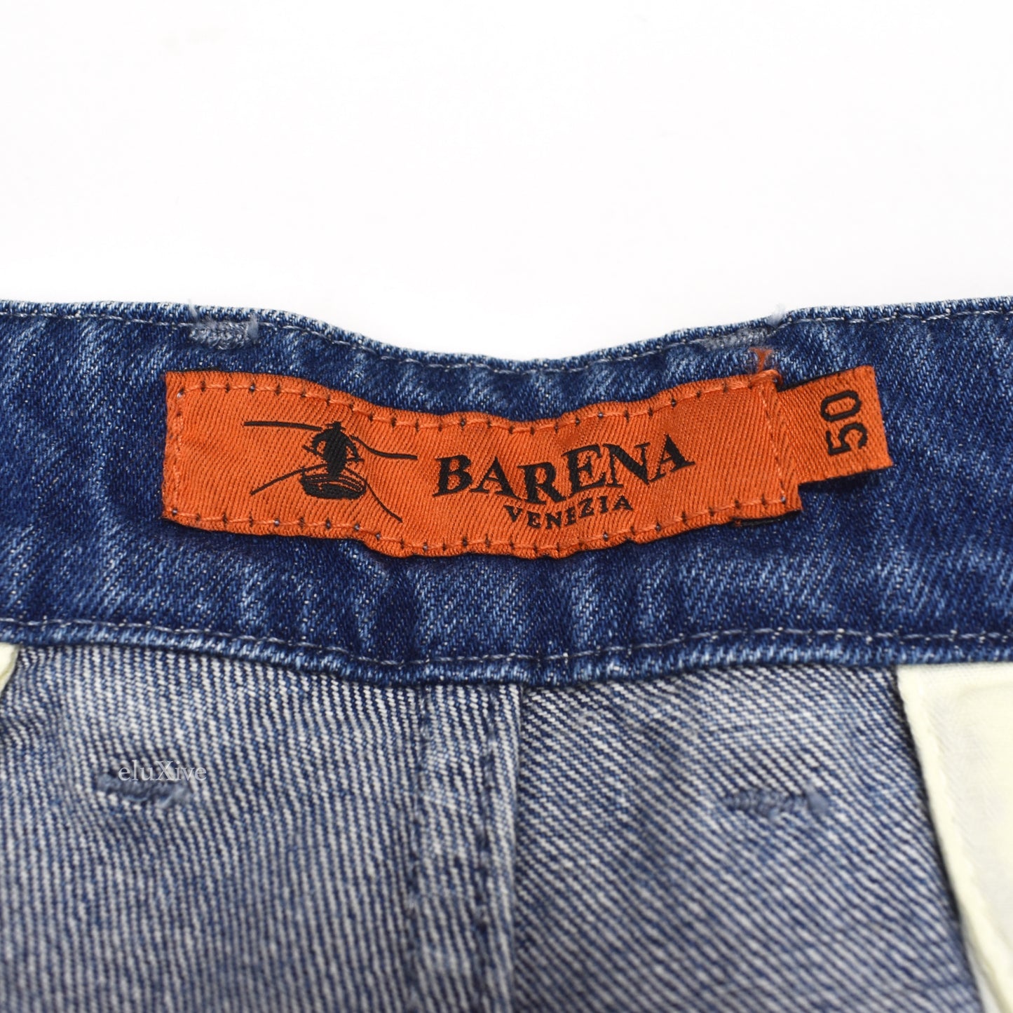 Barena - Dark Blue Denim Shorts