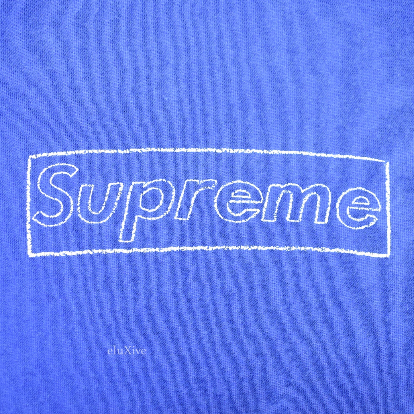 Supreme x KAWS - Blue Box Logo T-Shirt