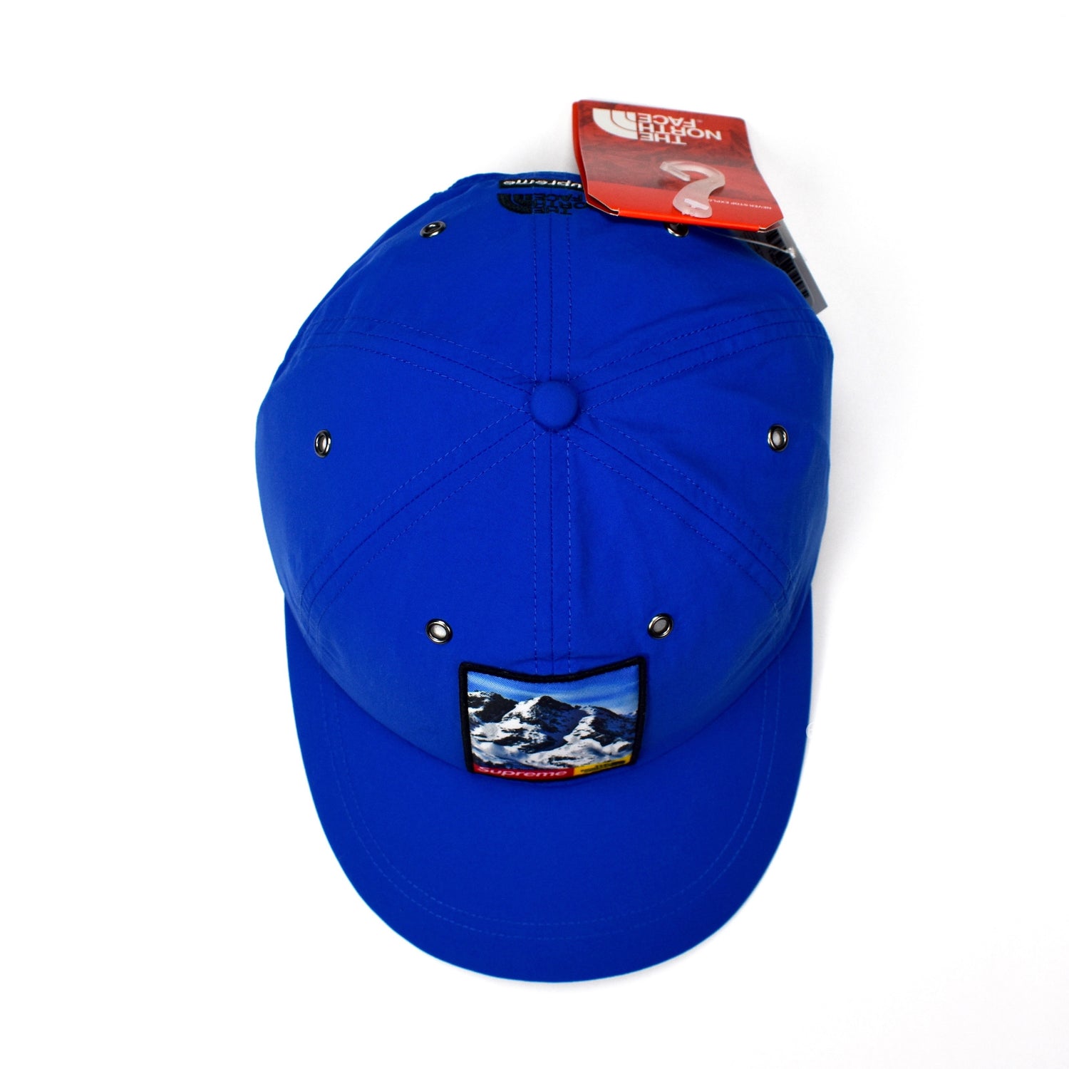 Supreme x The North Face - Royal Blue Mountain Photo Box Logo Hat