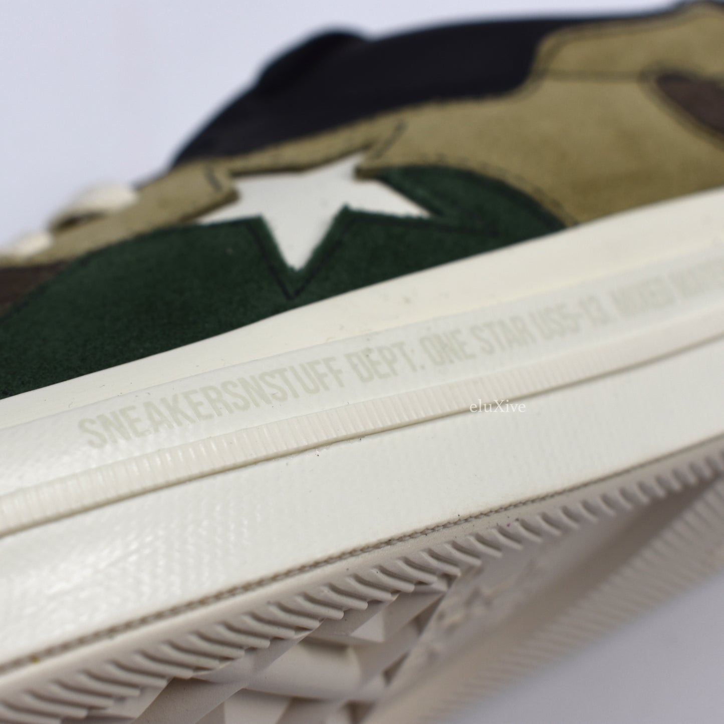Converse x Sneakersnstuff - One Star Patchwork Camo Sneakers