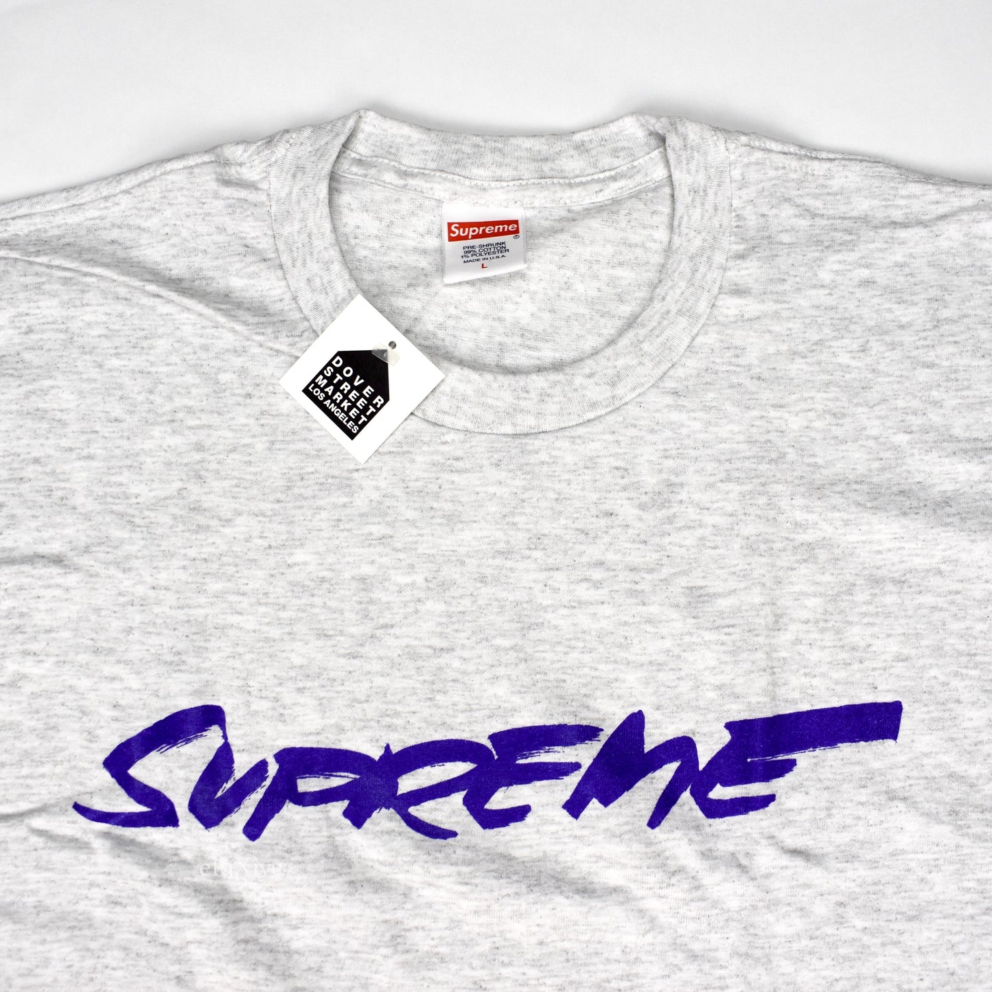 Supreme - Futura Logo T-Shirt (Gray)