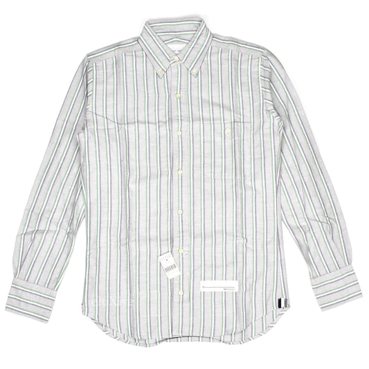 Thom Browne - Thom Grey Triple Stripe Oxford Shirt