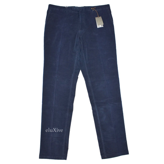 Boglioli - Navy Blue Corduroy Pants