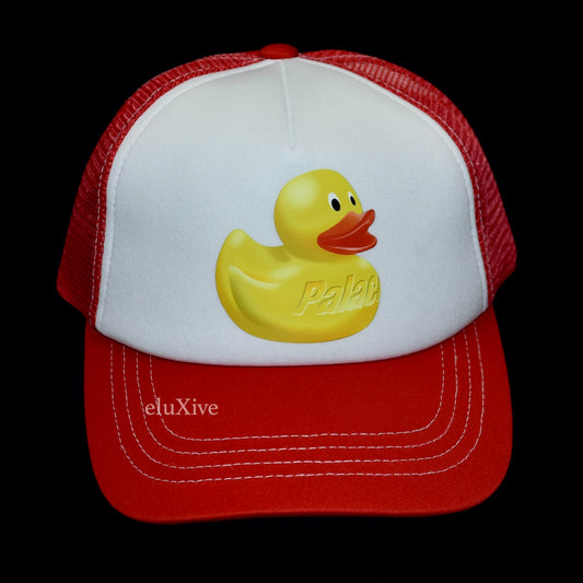 Palace - Rubber Ducky Trucker Hat (Red)