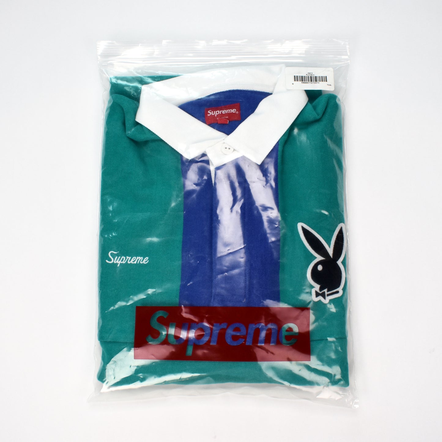 Supreme x Playboy - Teal Rugby Shirt