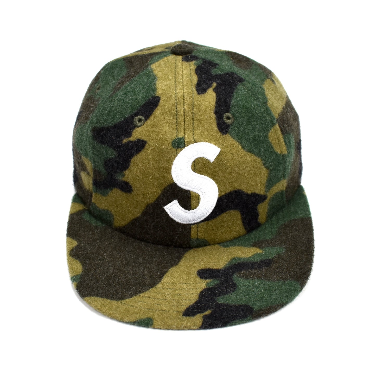 Supreme - Camo 'S' Logo Wool Hat