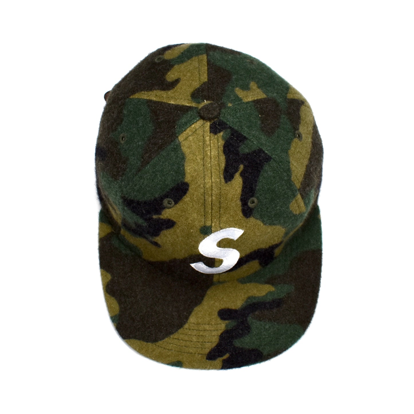 Supreme - Camo 'S' Logo Wool Hat
