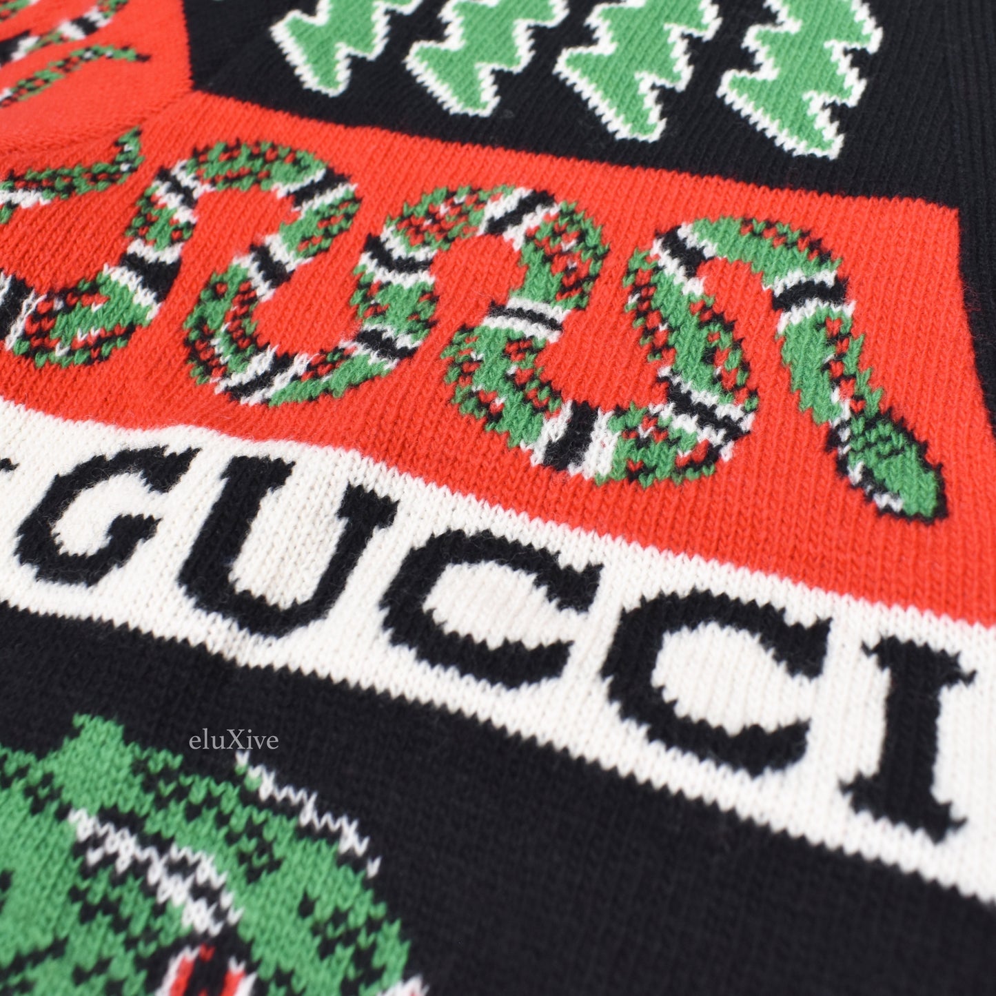 Gucci - Snake & Dragon Logo Knit Cardigan