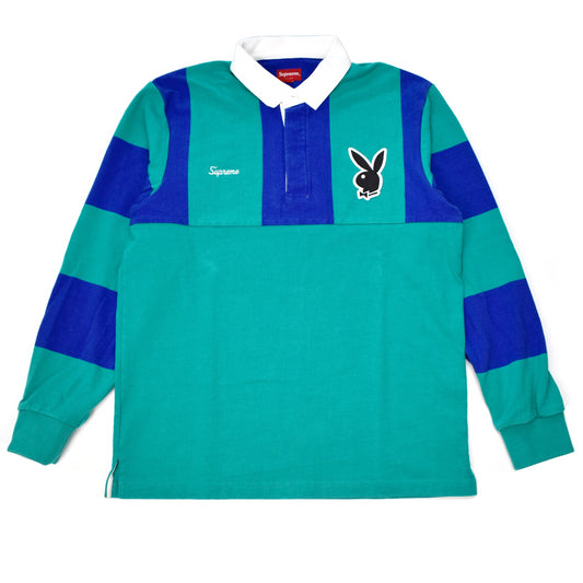 Supreme x Playboy - Teal Rugby Shirt