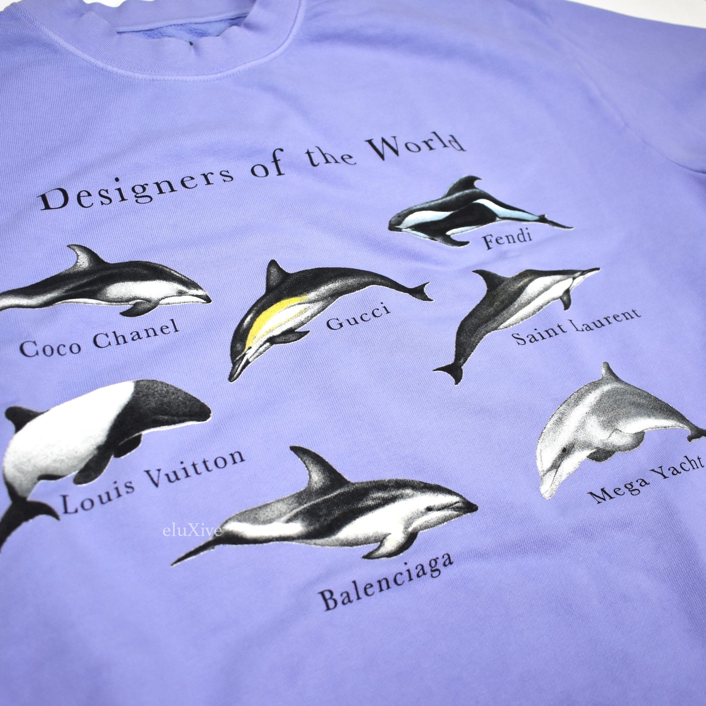 Mega Yacht - Designers of the World Dolphin Logo Sweatshirt