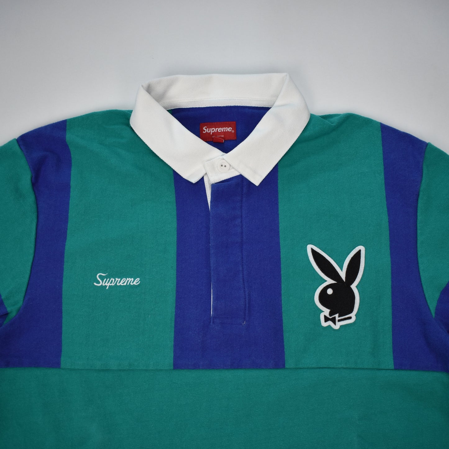 Supreme x Playboy - Teal Rugby Shirt