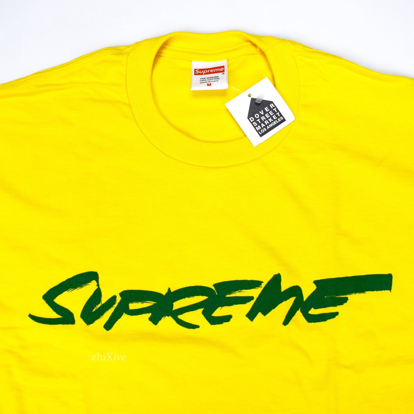 Supreme - Futura Logo T-Shirt (Yellow)