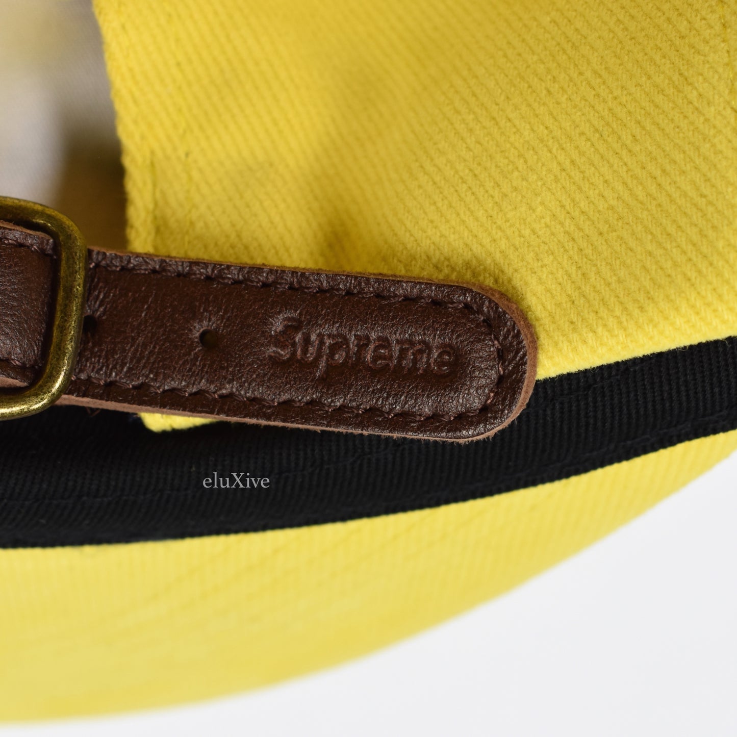 Supreme - Yellow Classic Logo Hat
