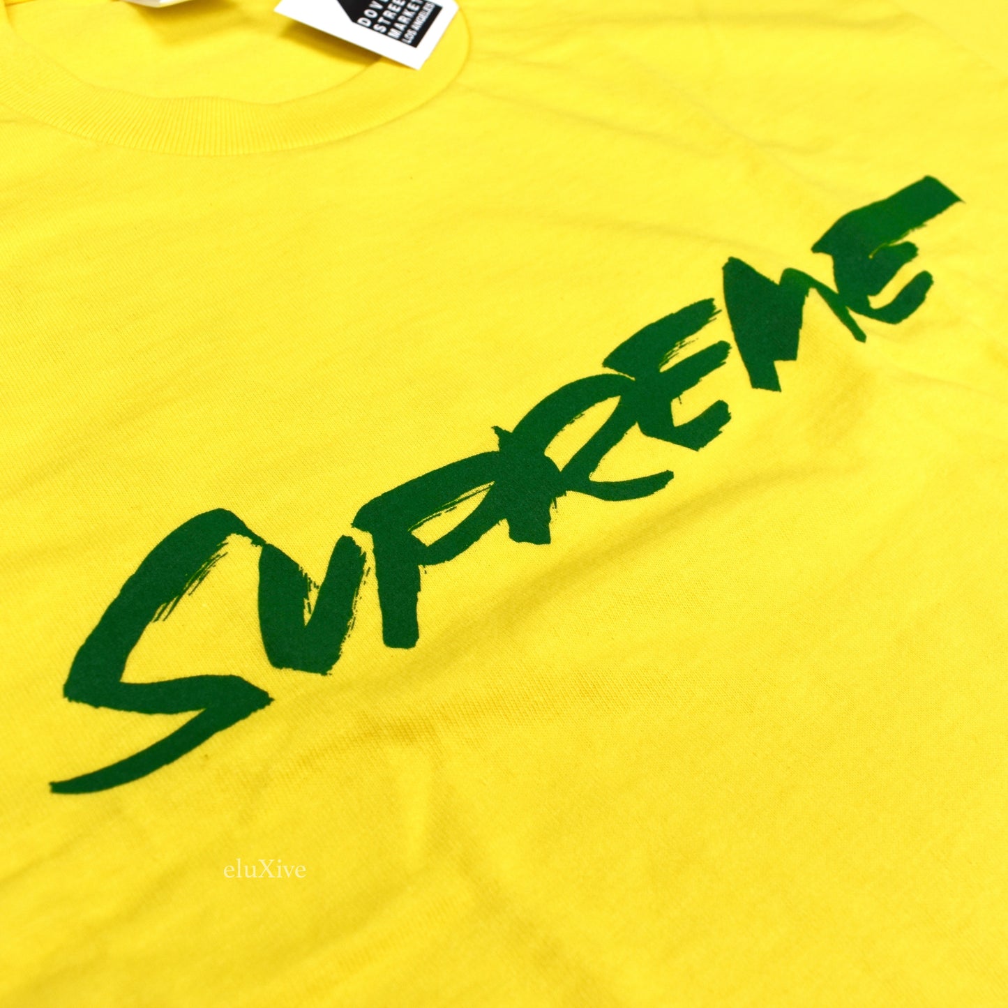 Supreme - Futura Logo T-Shirt (Yellow)