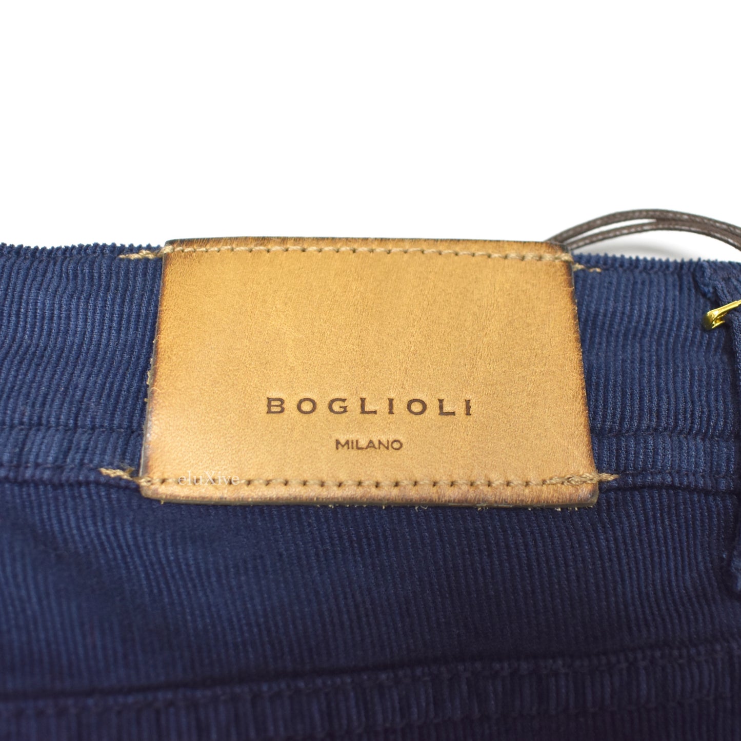 Boglioli - Navy Corduroy 5-Pocket Pants