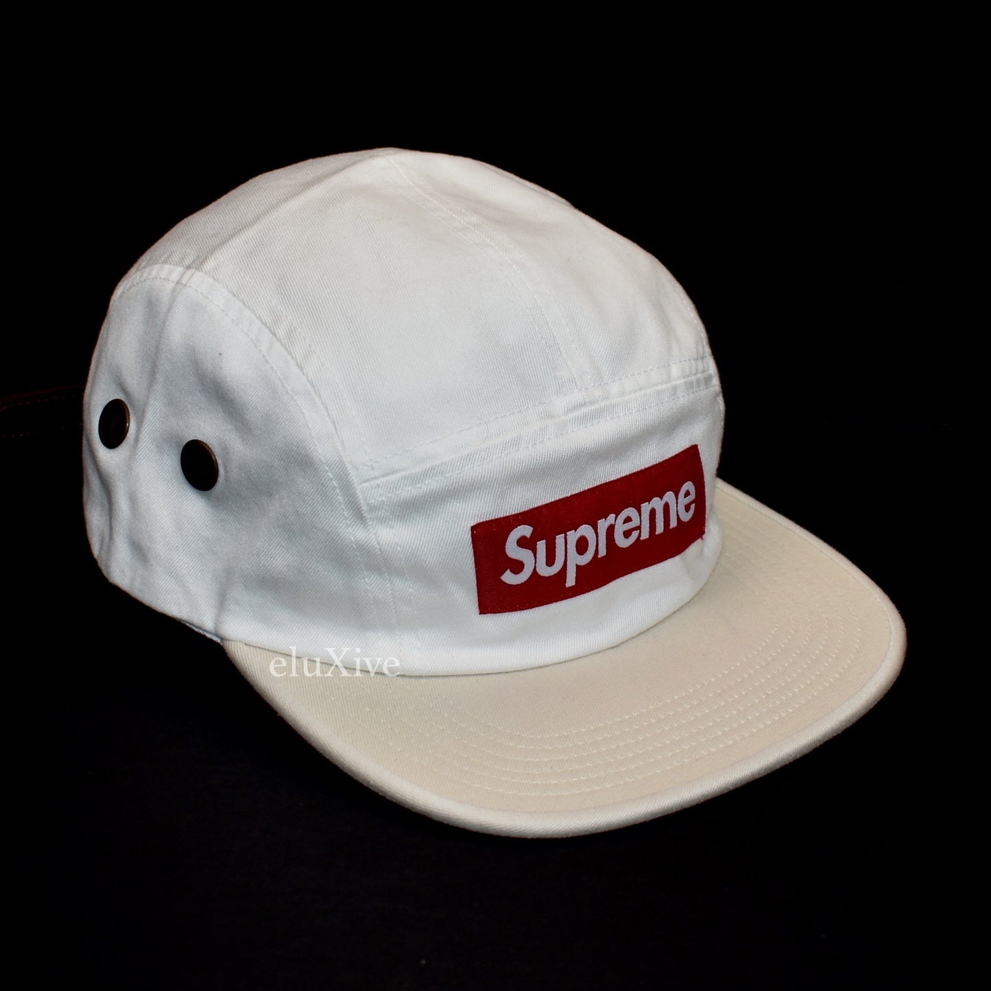 Supreme - Red Box Logo 2 Tone Hat (White)