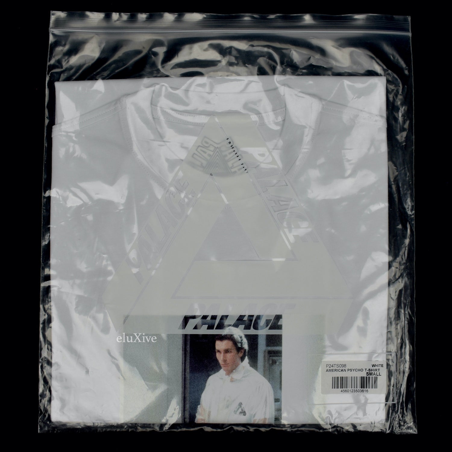Palace - American Psycho Photo Print T-Shirt (White) – eluXive