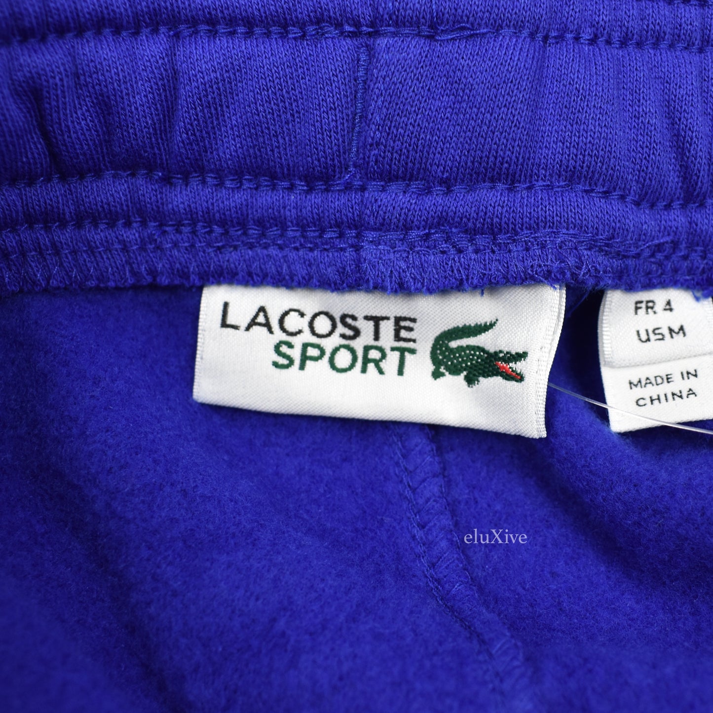 Lacoste - Blue Croc Logo Sweatpants (Tapered)