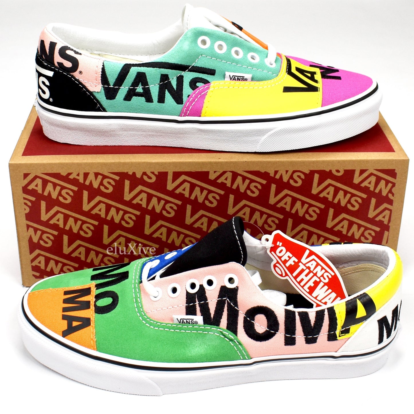 Vans x MoMA - Multicolor Patchwork Era Sneakers