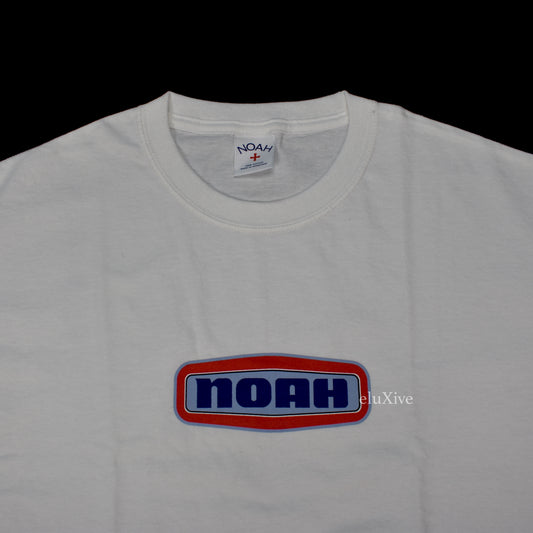 Noah - White Gas Station Logo T-Shirt