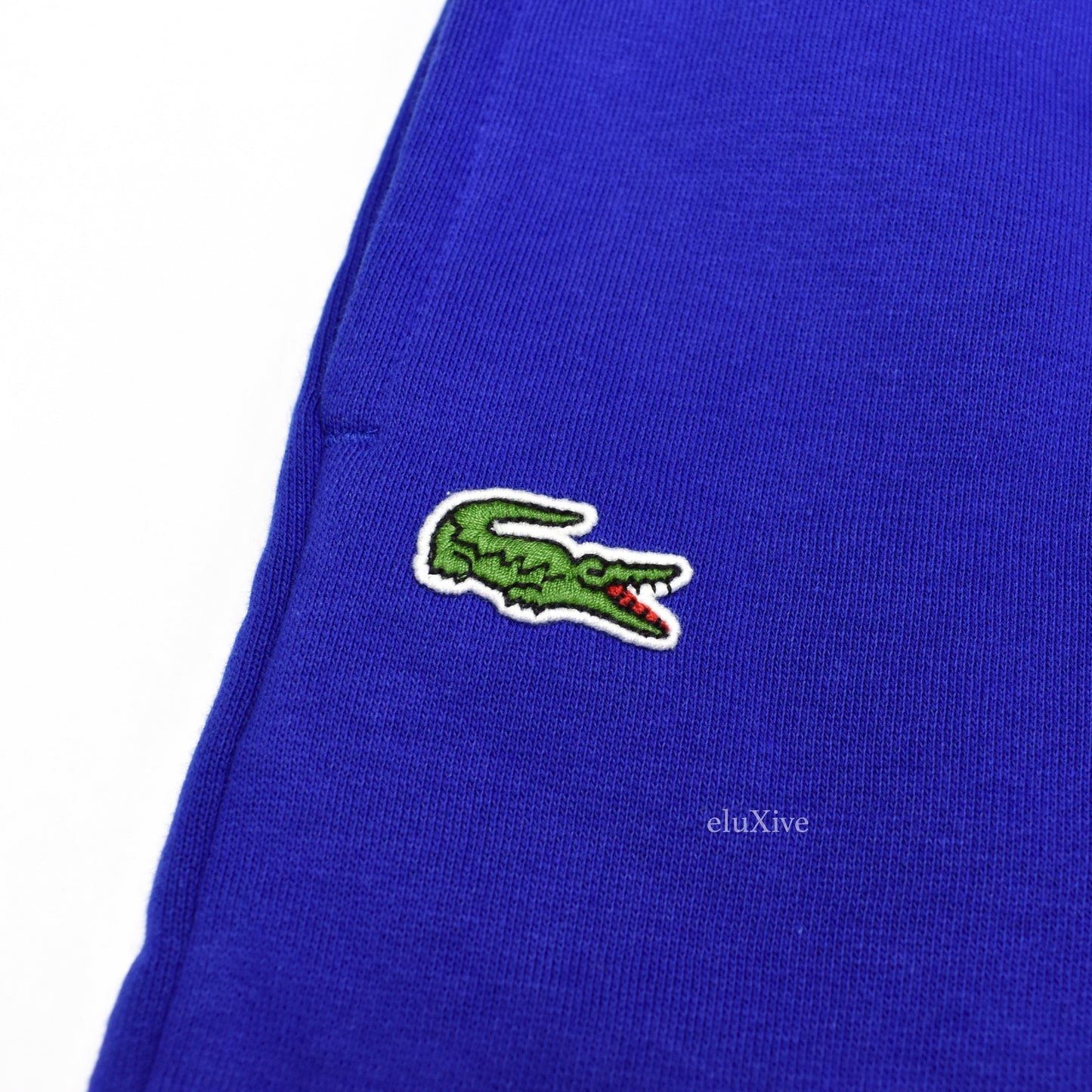 Lacoste - Blue Croc Logo Sweatpants