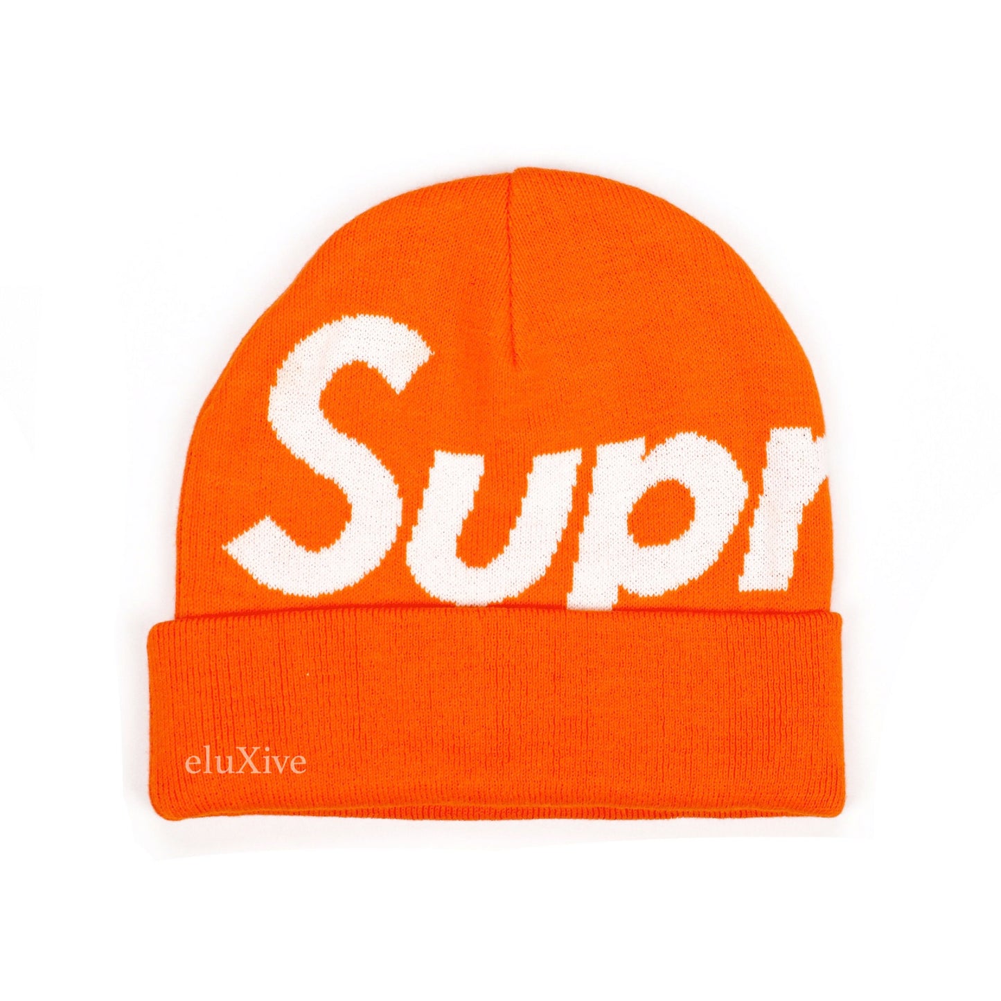 Supreme - Big Logo Knit Beanie (Orange)