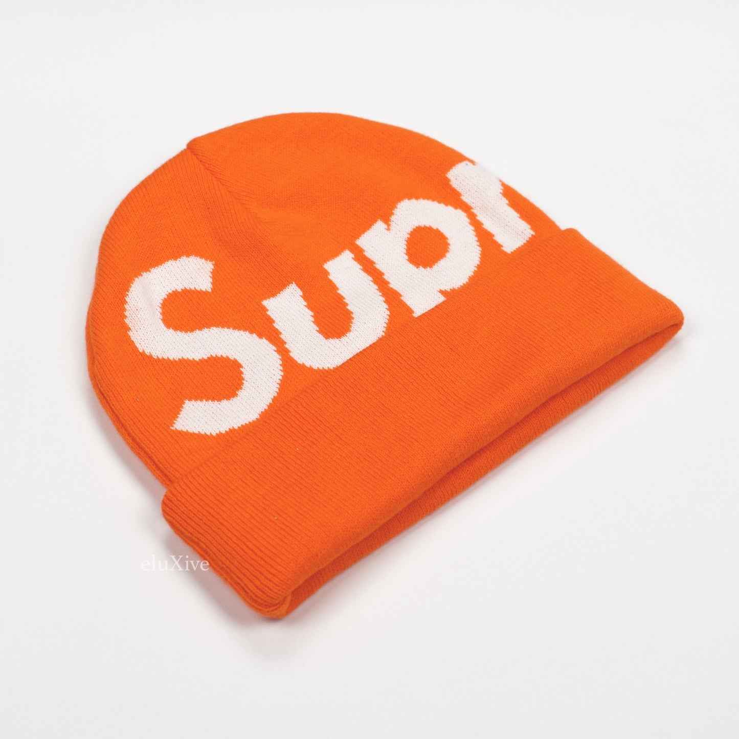 Supreme - Big Logo Knit Beanie (Orange)