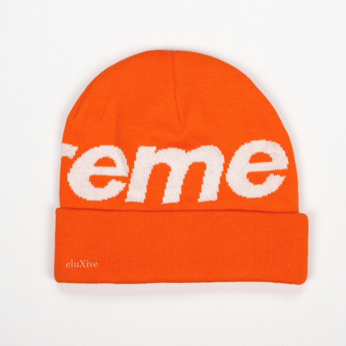 Supreme - Big Logo Knit Beanie (Orange)