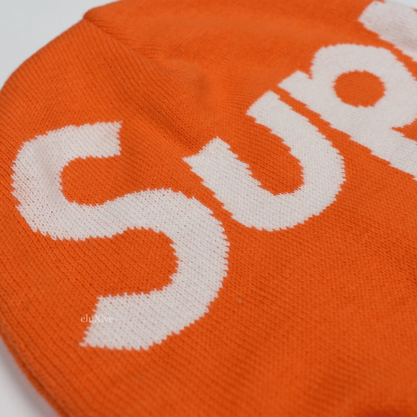 Supreme - Big Logo Knit Beanie (Orange)