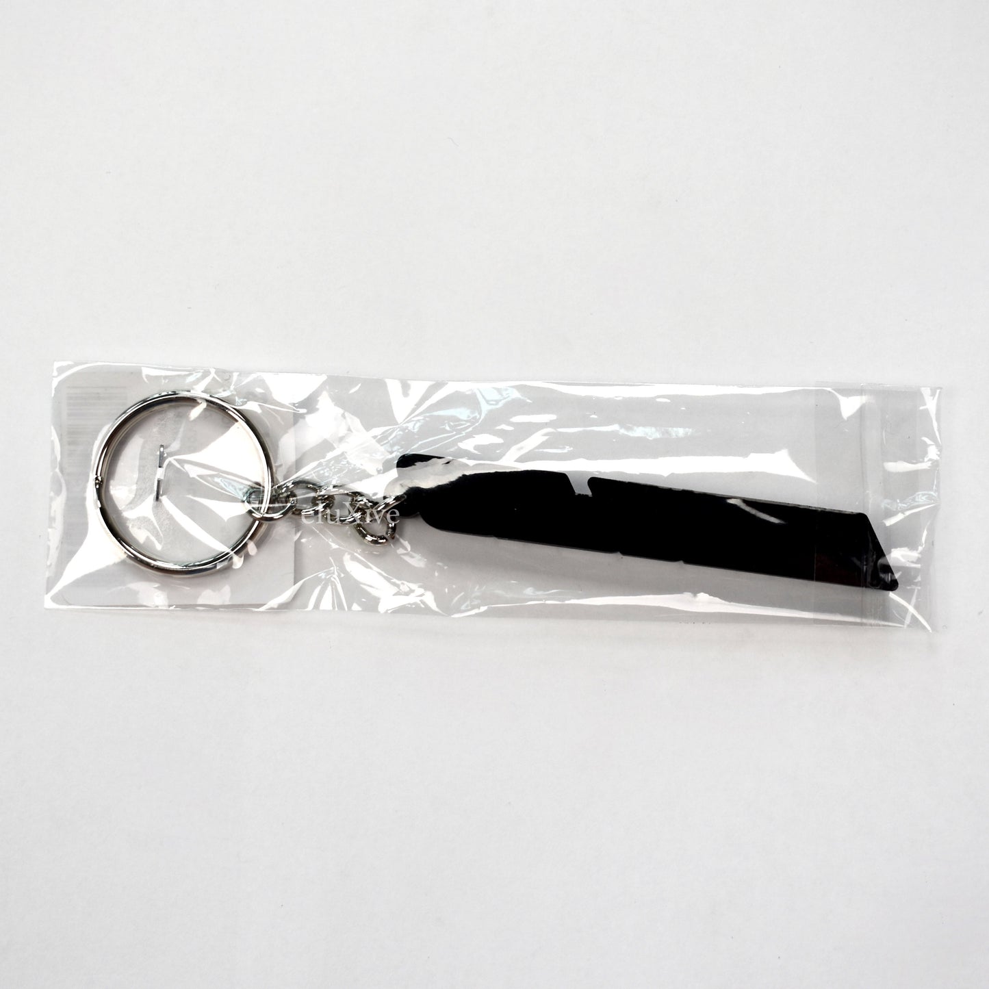 Supreme - Black Bevel Logo Keychain