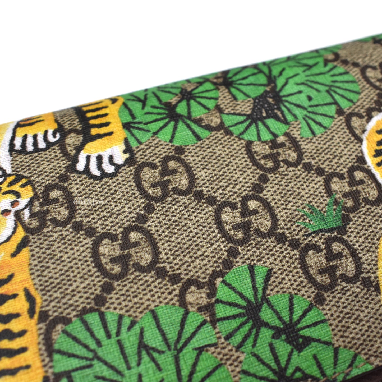 Gucci - GG Supreme Tiger Print Wallet