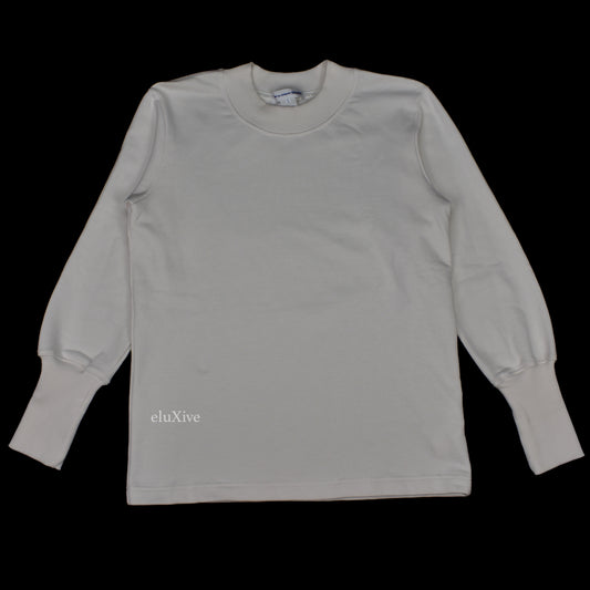 Comme des Garcons - White Long Cuff Sweatshirt