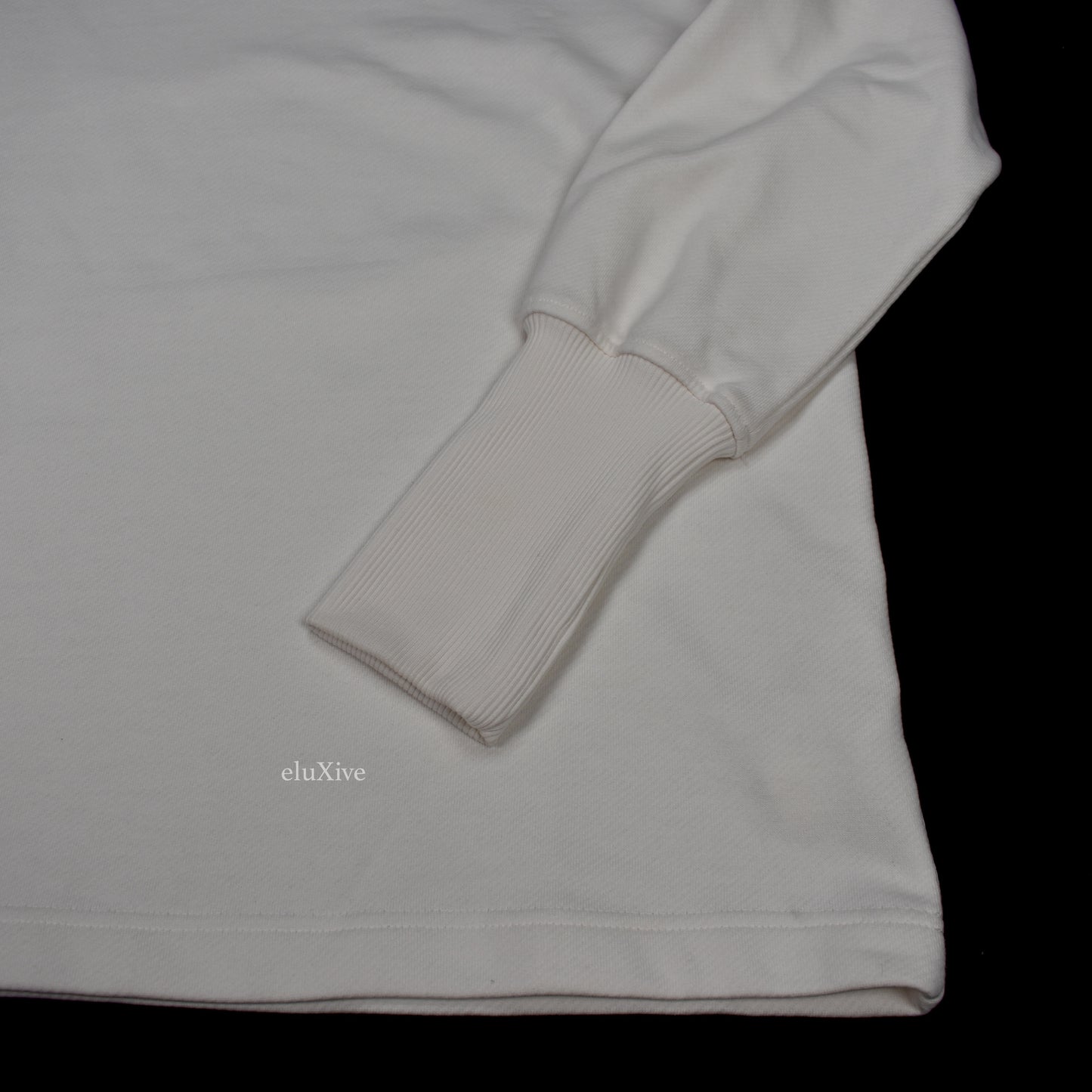Comme des Garcons - White Long Cuff Sweatshirt