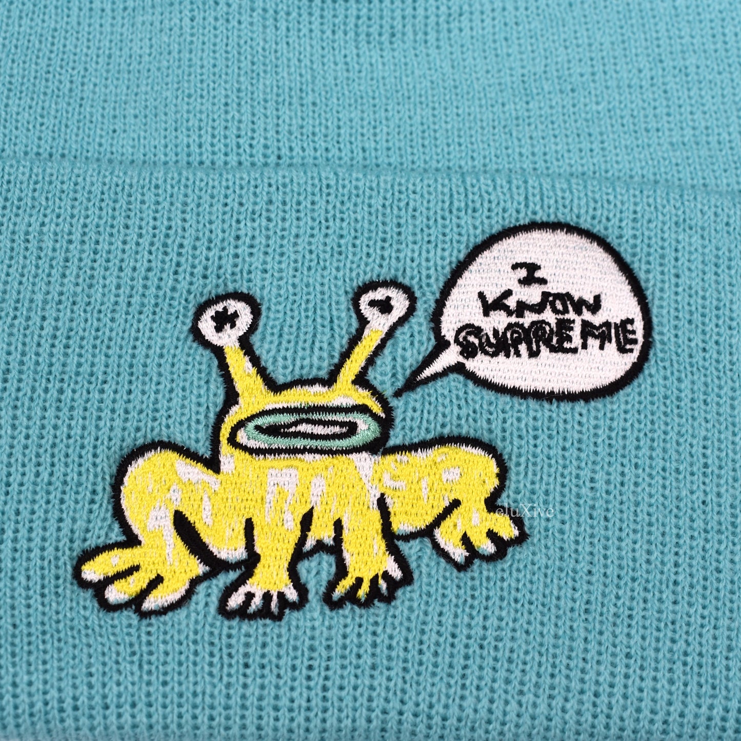 Supreme x Daniel Johnston - Frog Logo Beanie (Turquoise)
