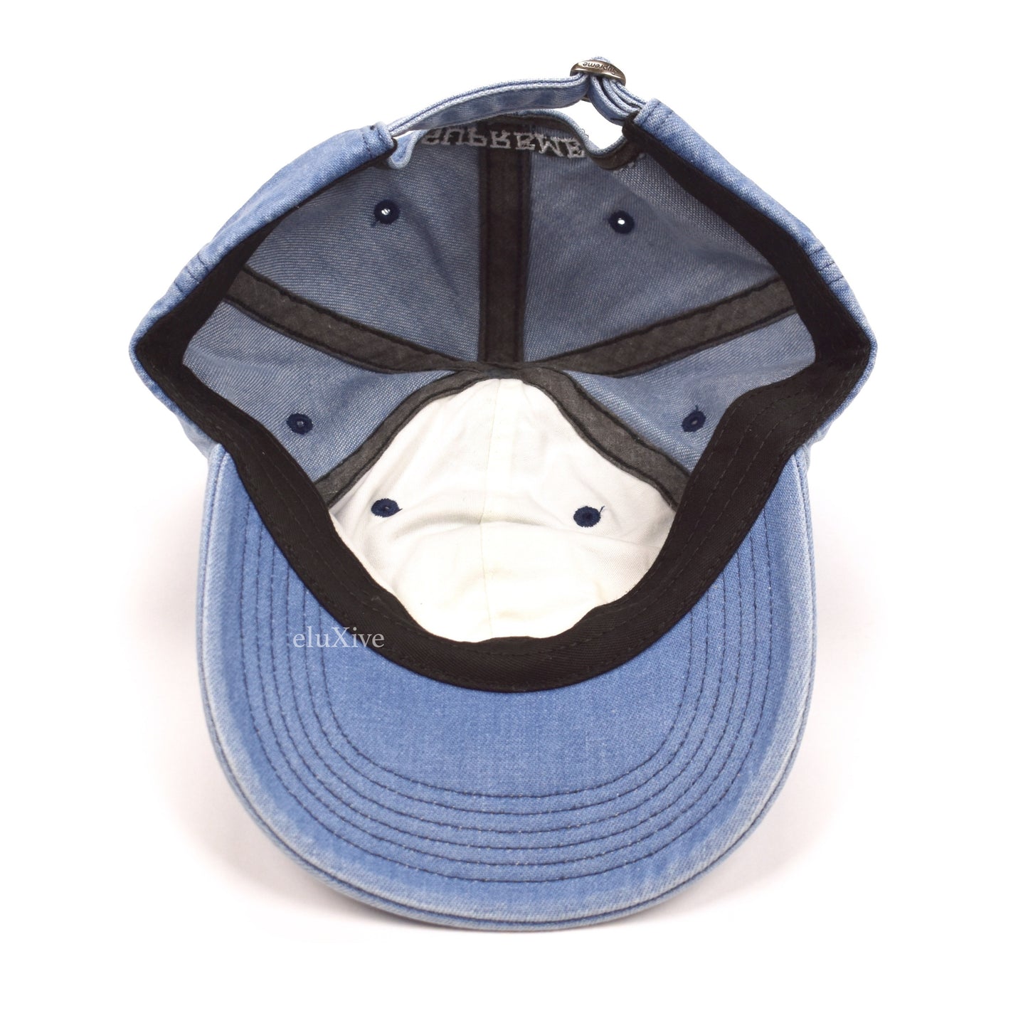 Supreme - Denim Interstate 94 Logo Hat (Blue)