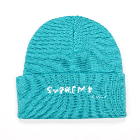 Supreme x Daniel Johnston - Frog Logo Beanie (Turquoise)