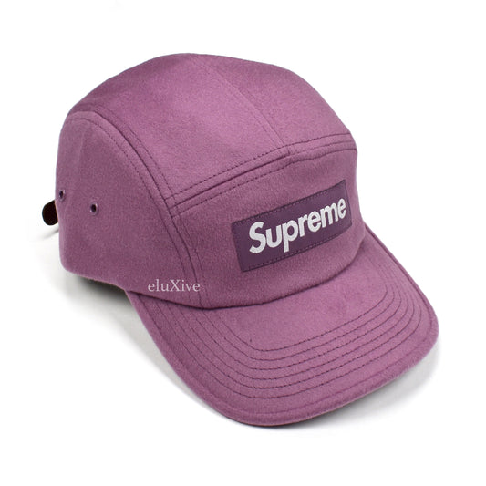 Supreme x Loro Piana - Purple Wool Box Logo Hat