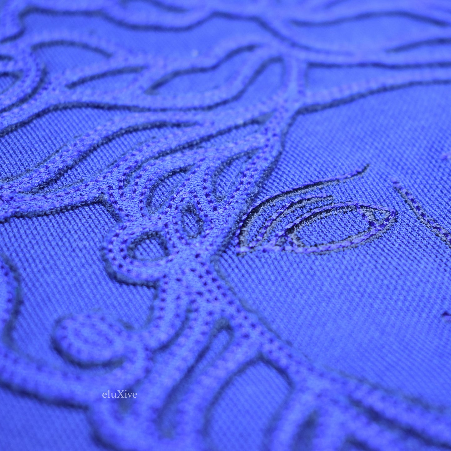 Versace - Blue Medusa Logo Embroidered Polo Shirt