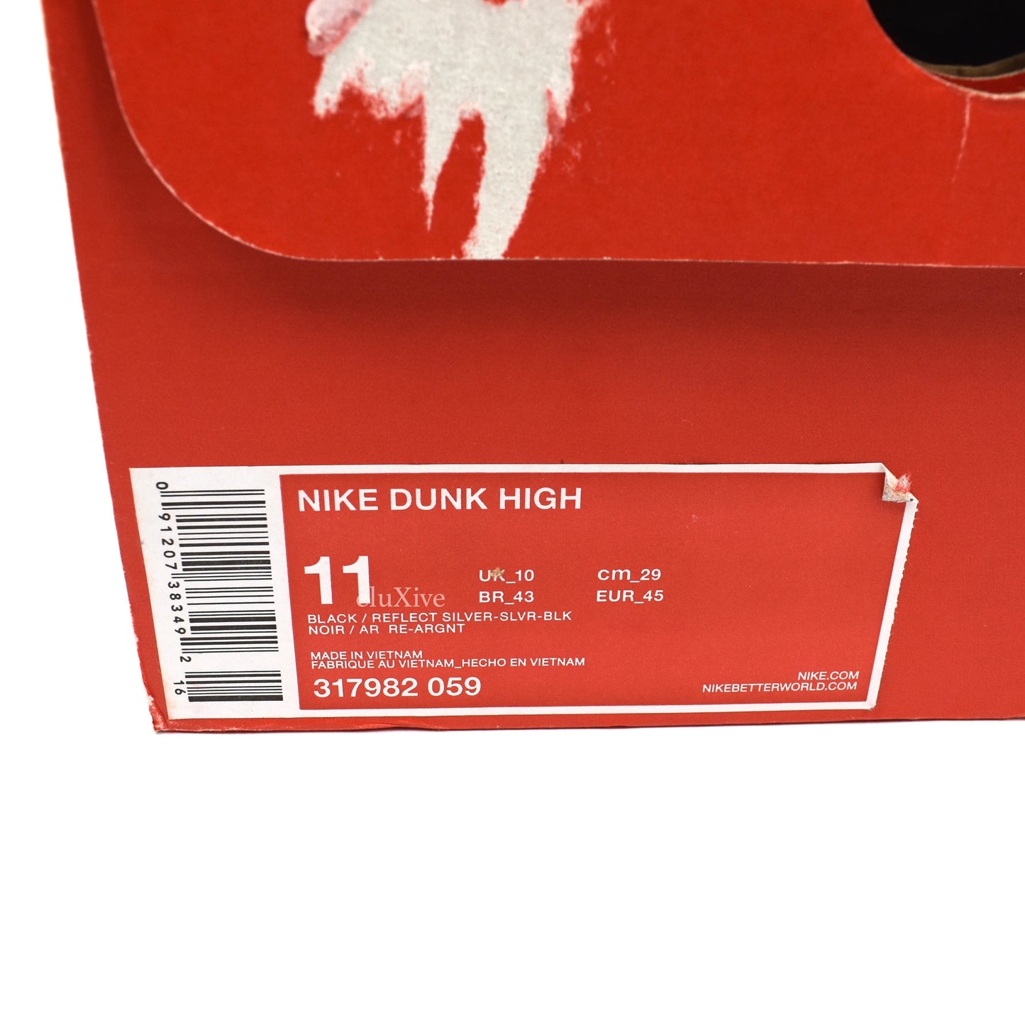Nike - Dunk High (Black/Reflective Silver)
