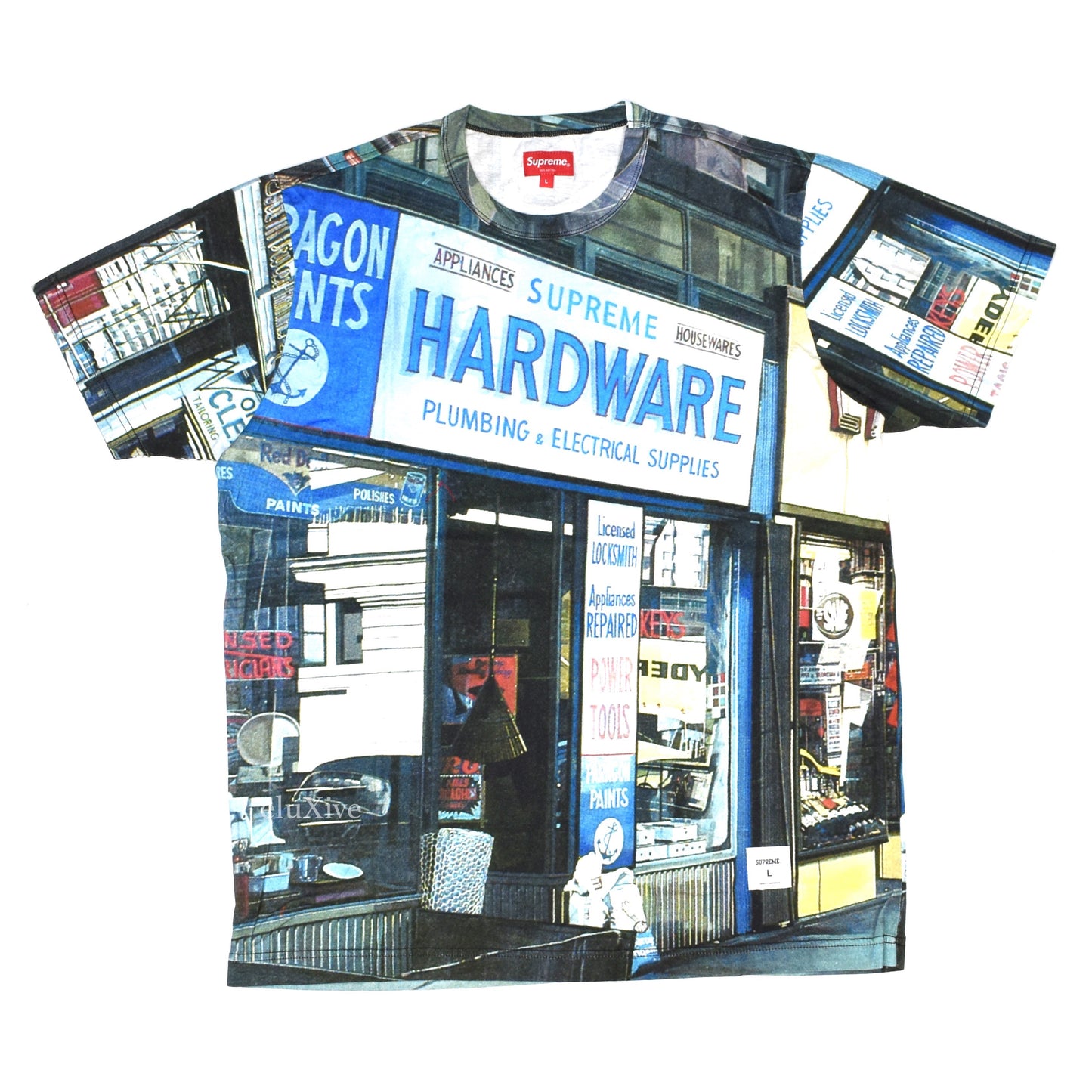 Supreme - Men's Hardware Store Allover Vintage Photo Print T-Shirt