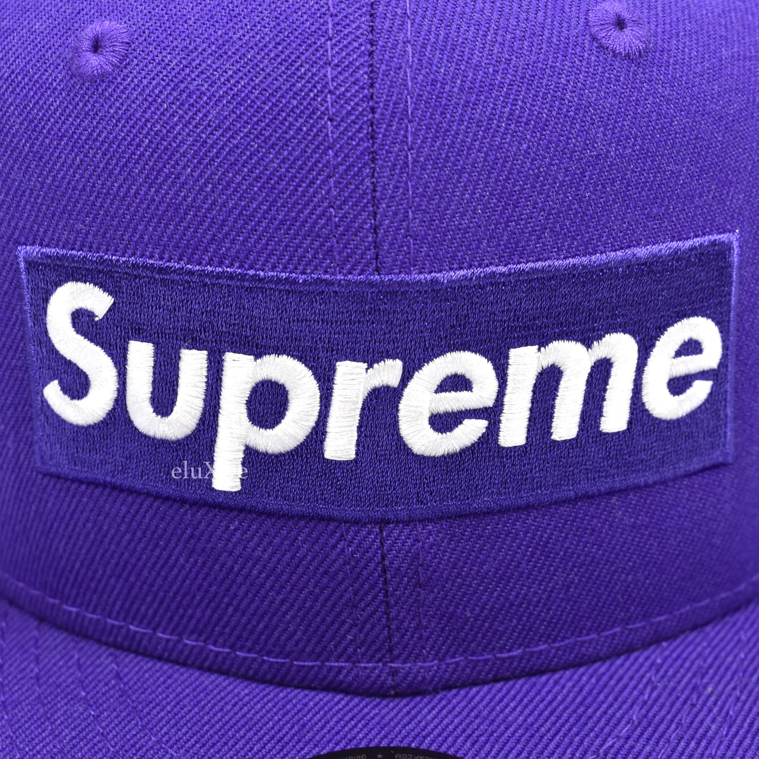 Supreme x New Era - Spring Training Box Logo Hat (Purple) – eluXive