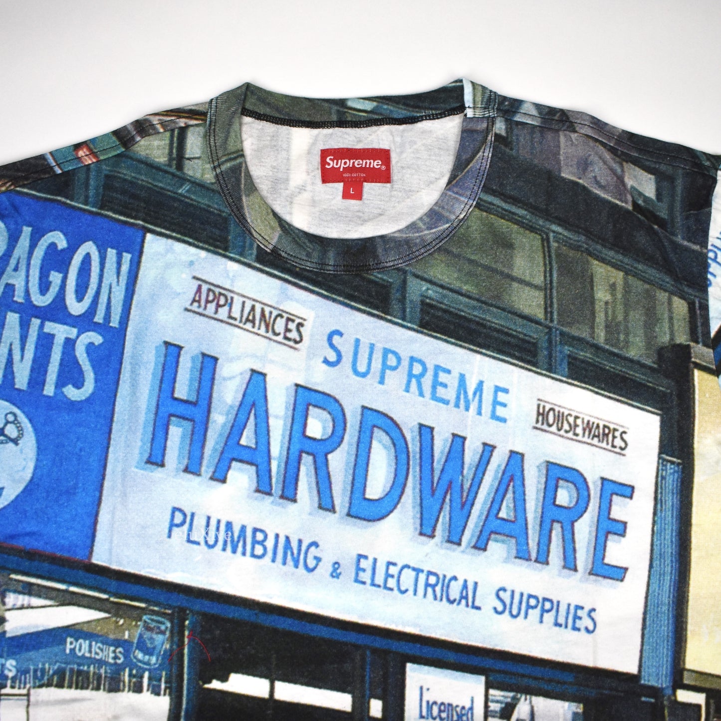 Supreme - Men's Hardware Store Allover Vintage Photo Print T-Shirt