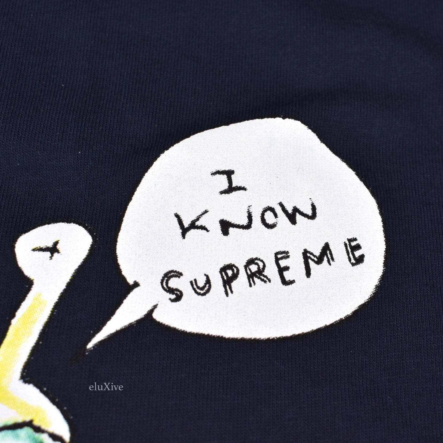 Supreme x Daniel Johnston - Frog Logo T-Shirt (Navy)