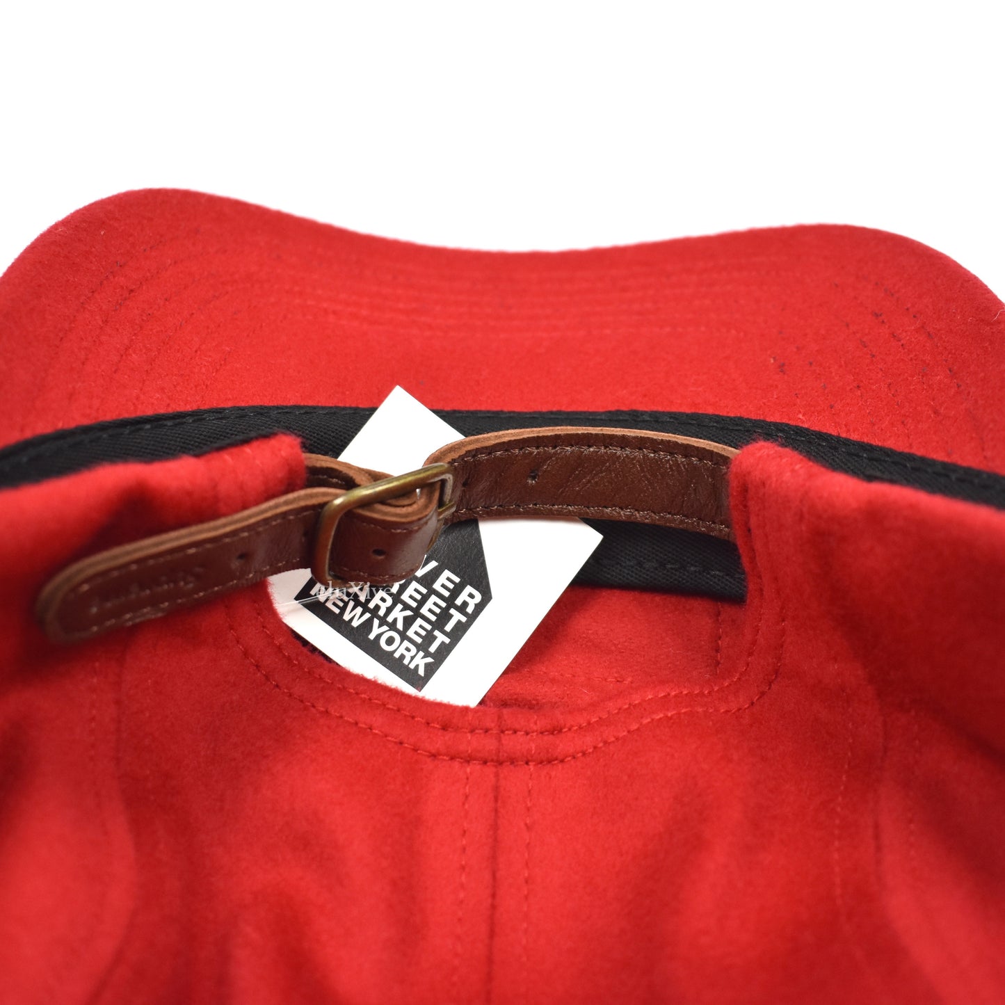 Supreme x Loro Piana - Red Wool Box Logo Hat (FW20)