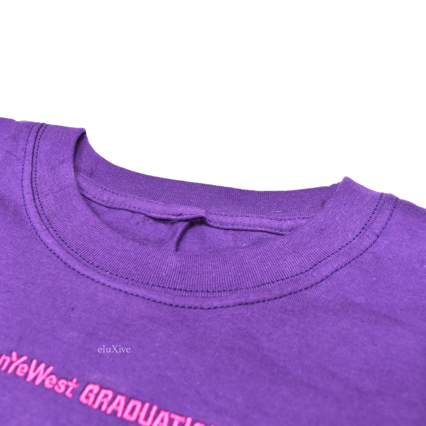 Collection 26 - Purple 'Graduation' Artwork Embroidered T-Shirt