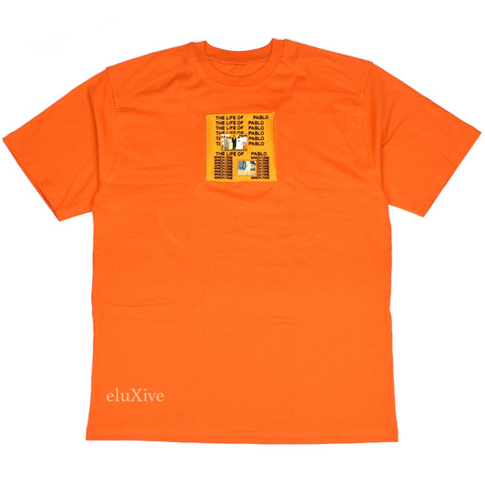Collection 26 - Orange 'Pablo' Artwork Embroidered T-Shirt