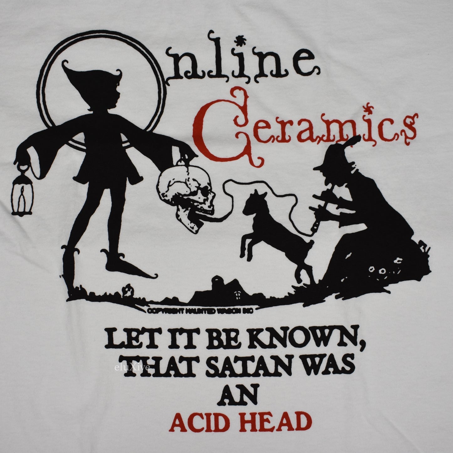 Online Ceramics - Acid Head Logo T-Shirt (White)